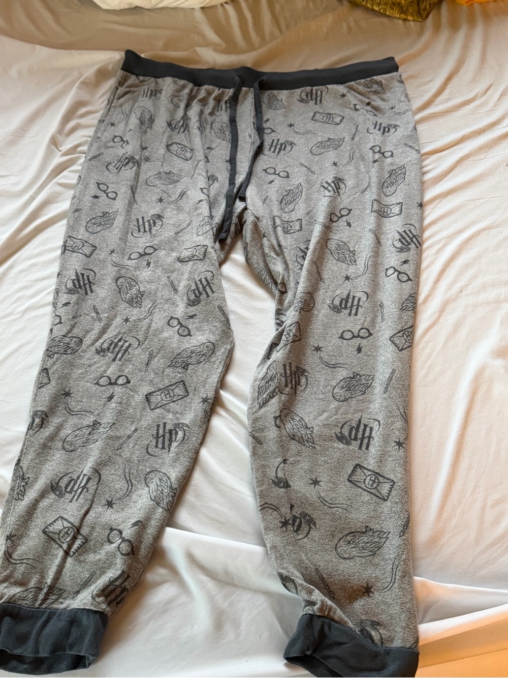 Harry Potter Gray Printed Lounge Pants